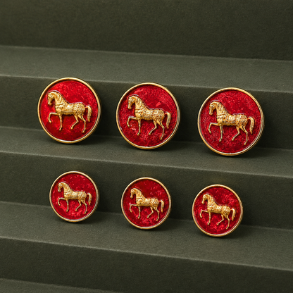 Maharana Horse Button