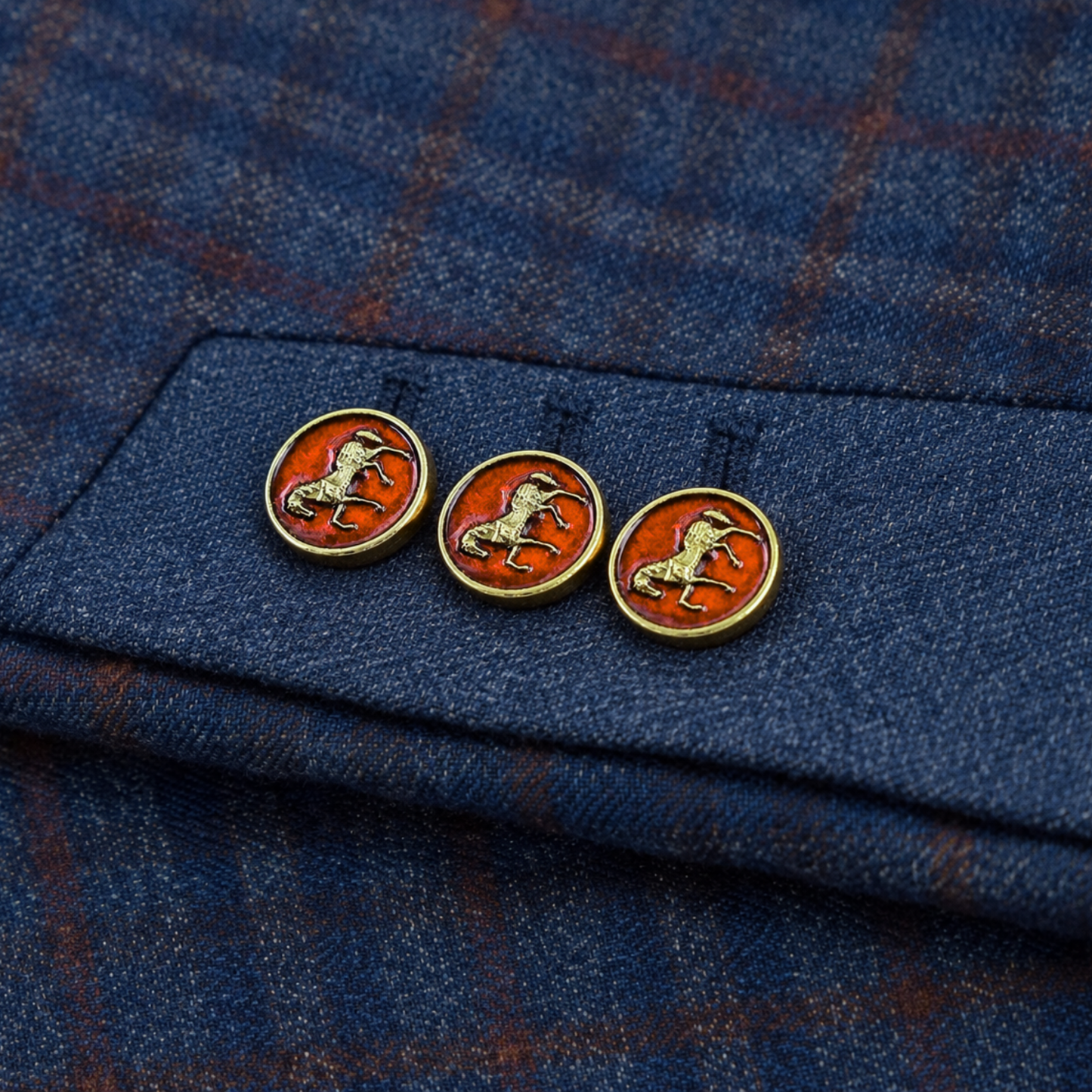 Maharana Horse Button