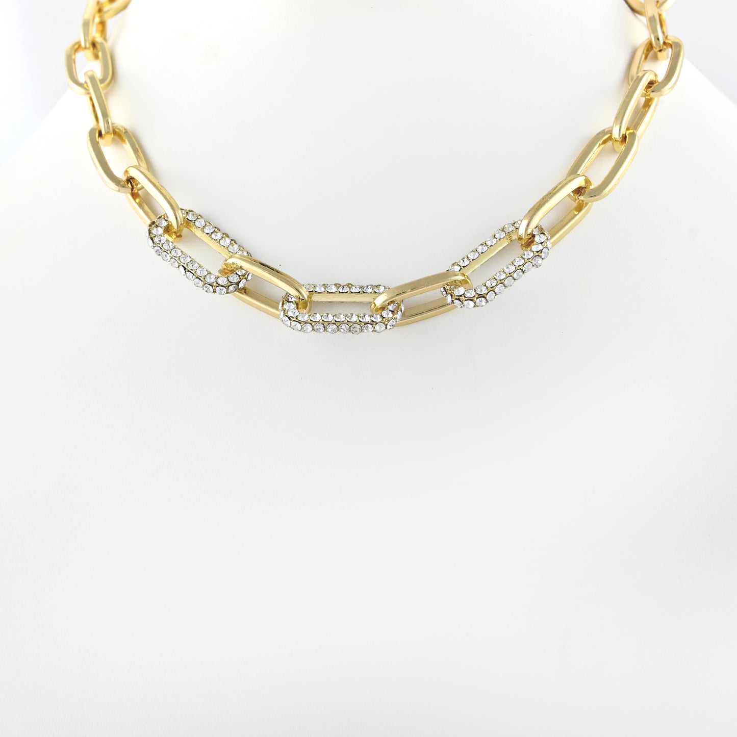 Gilded Glimmer Links Necklace