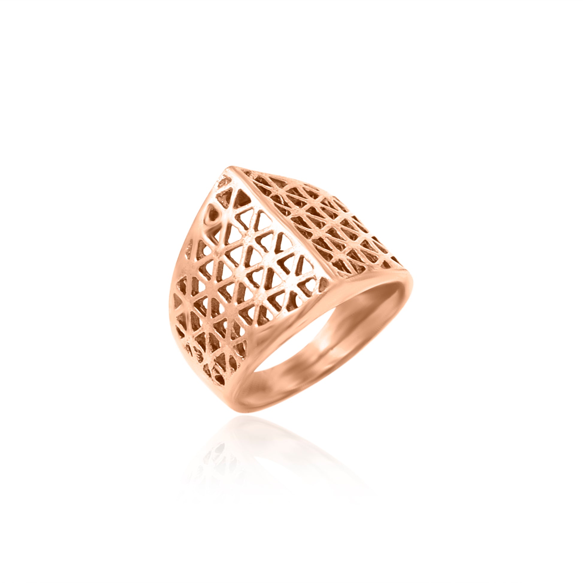 Mughal Tales Thumb Ring Silver Plated Us - Main Image