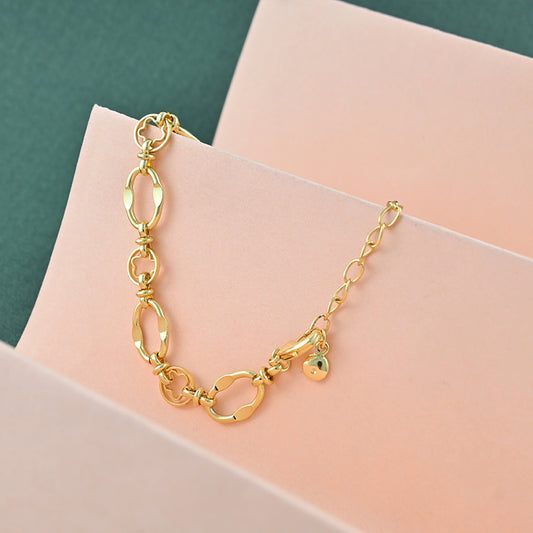 Glided Link Bracelet