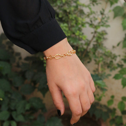 Glided Link Bracelet