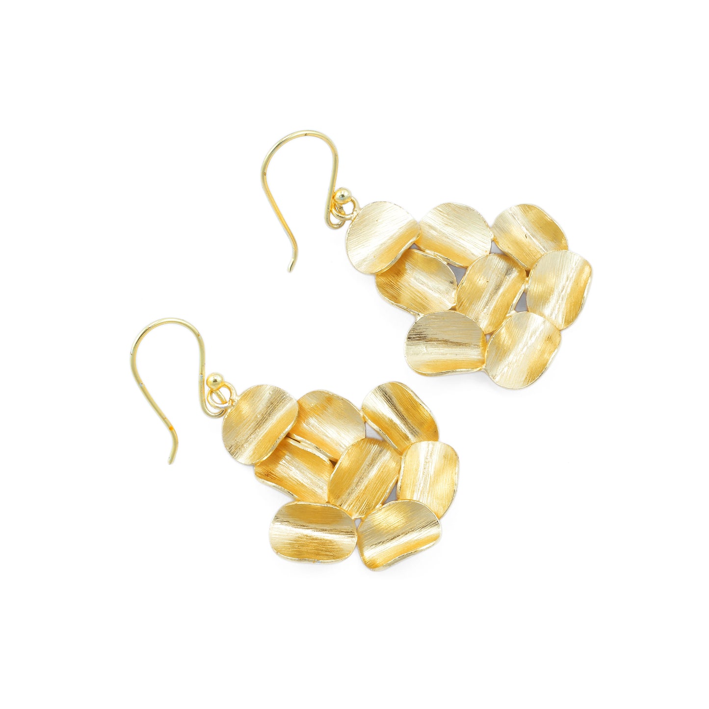 Abstract Curves Hook Earrings