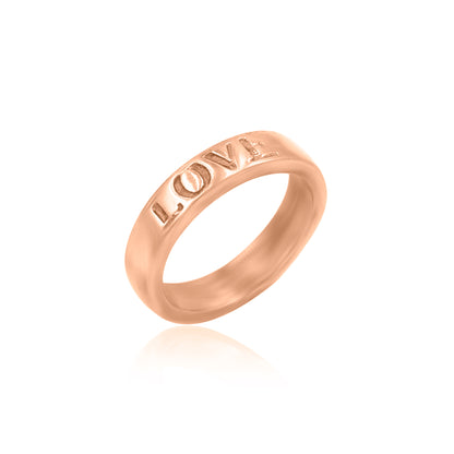 Love Is Rare Band Ring