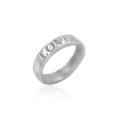 Love Is Rare Band Ring