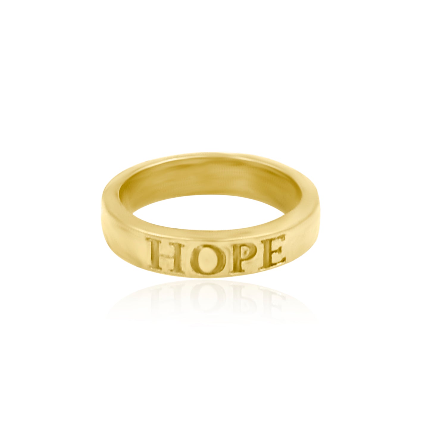 Hope Carved Band Ring