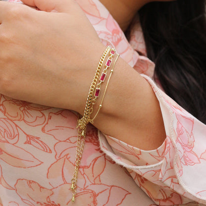 Gilded Garden Stack Bracelet