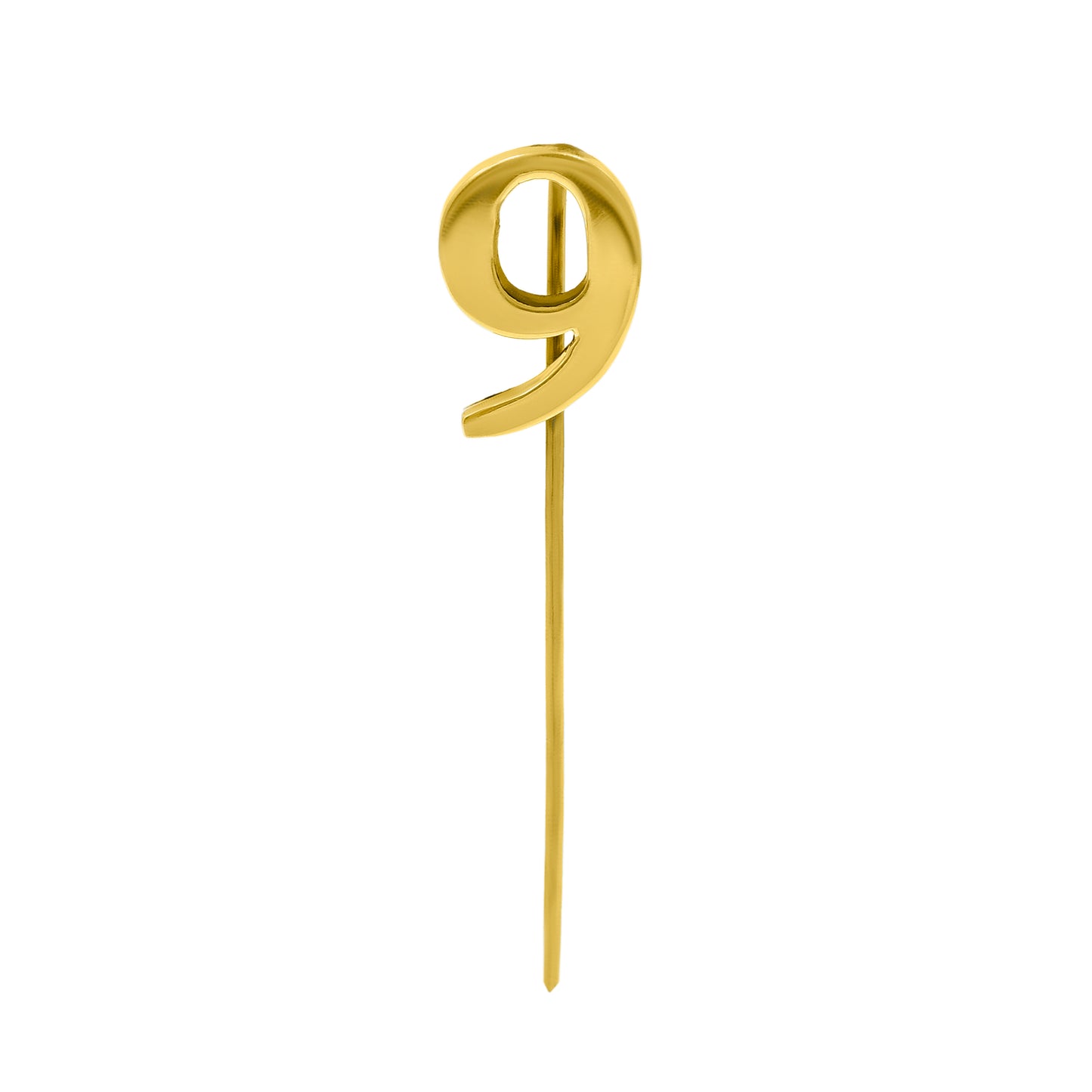 Number 9 Lapel Pin