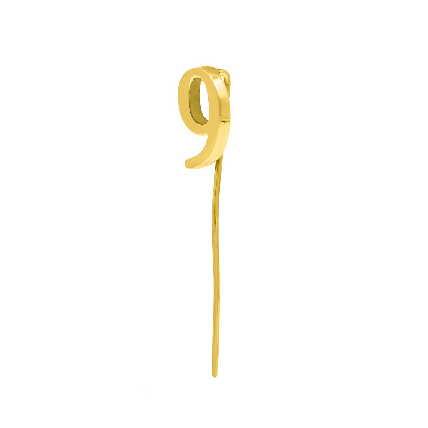 Number 9 Lapel Pin