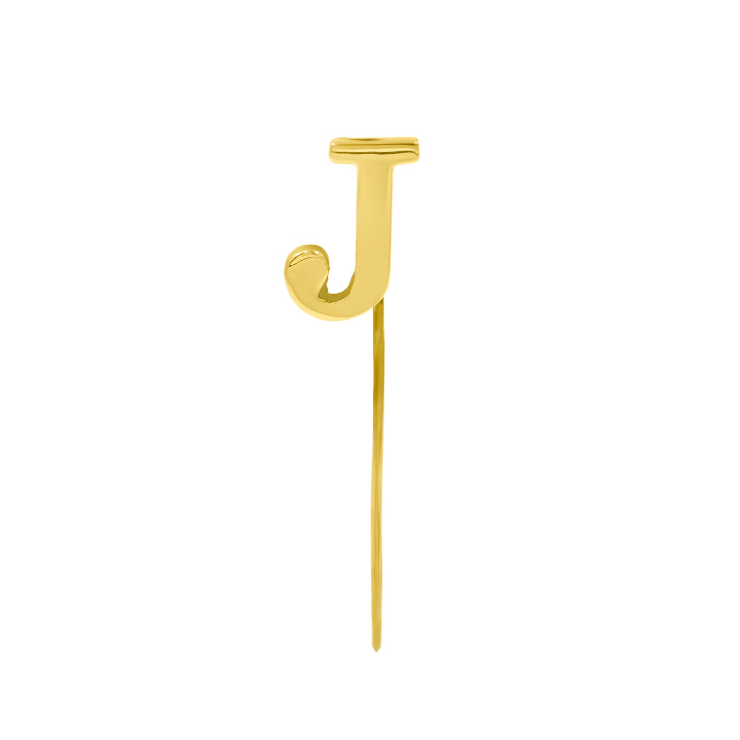 Letter J Lapel Pin