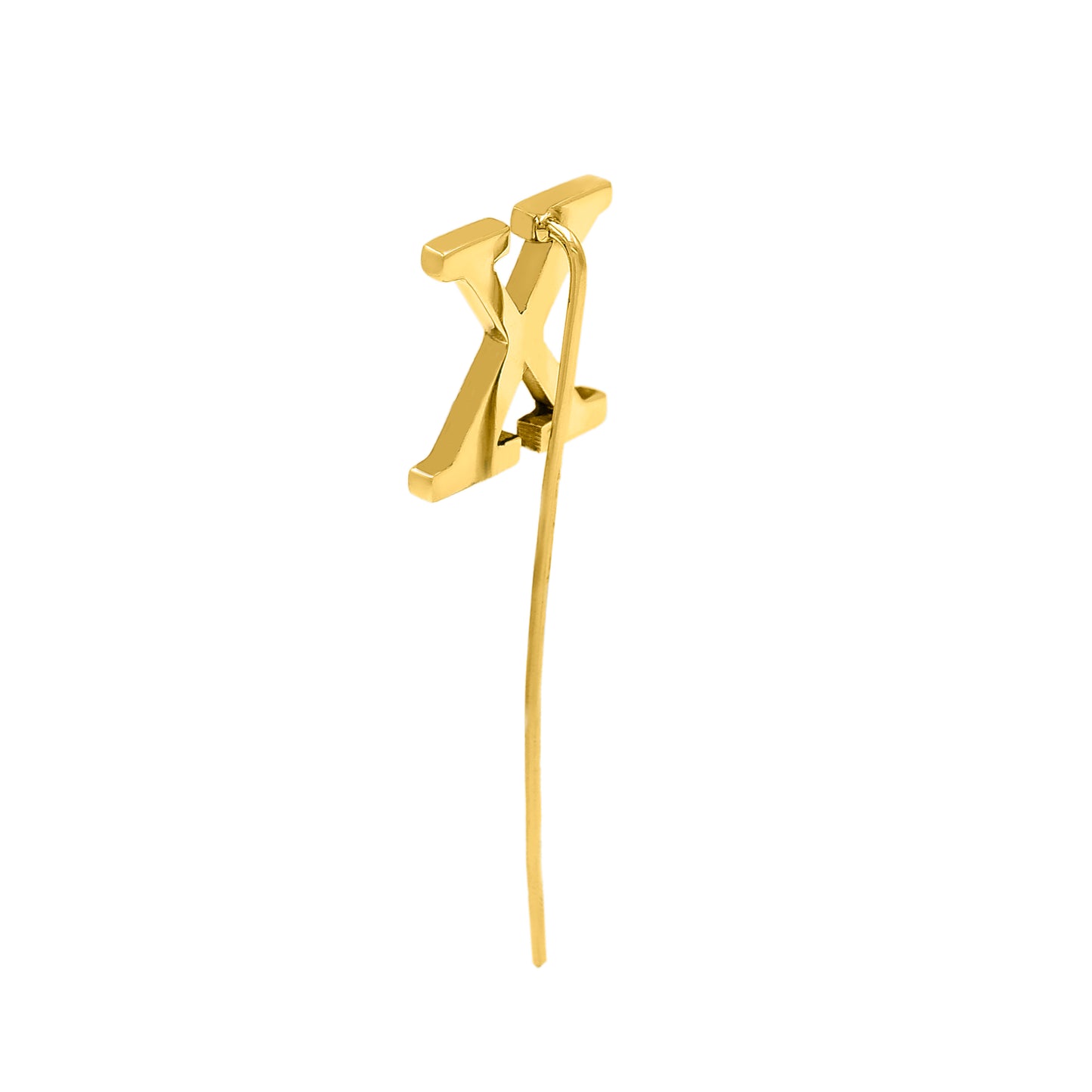 Letter X Lapel Pin