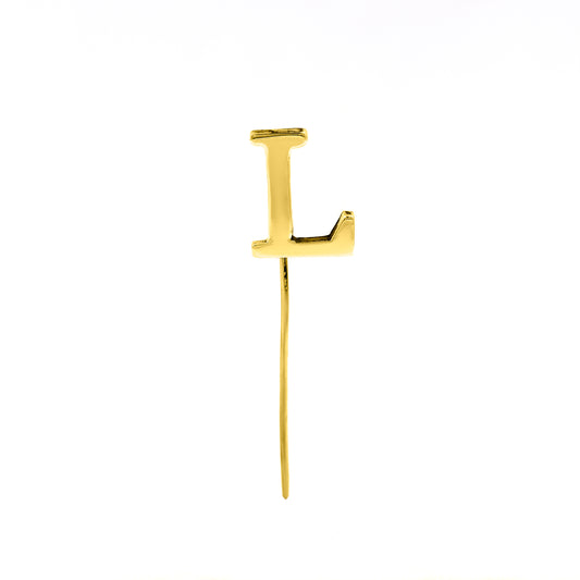 Letter L Lapel Pin