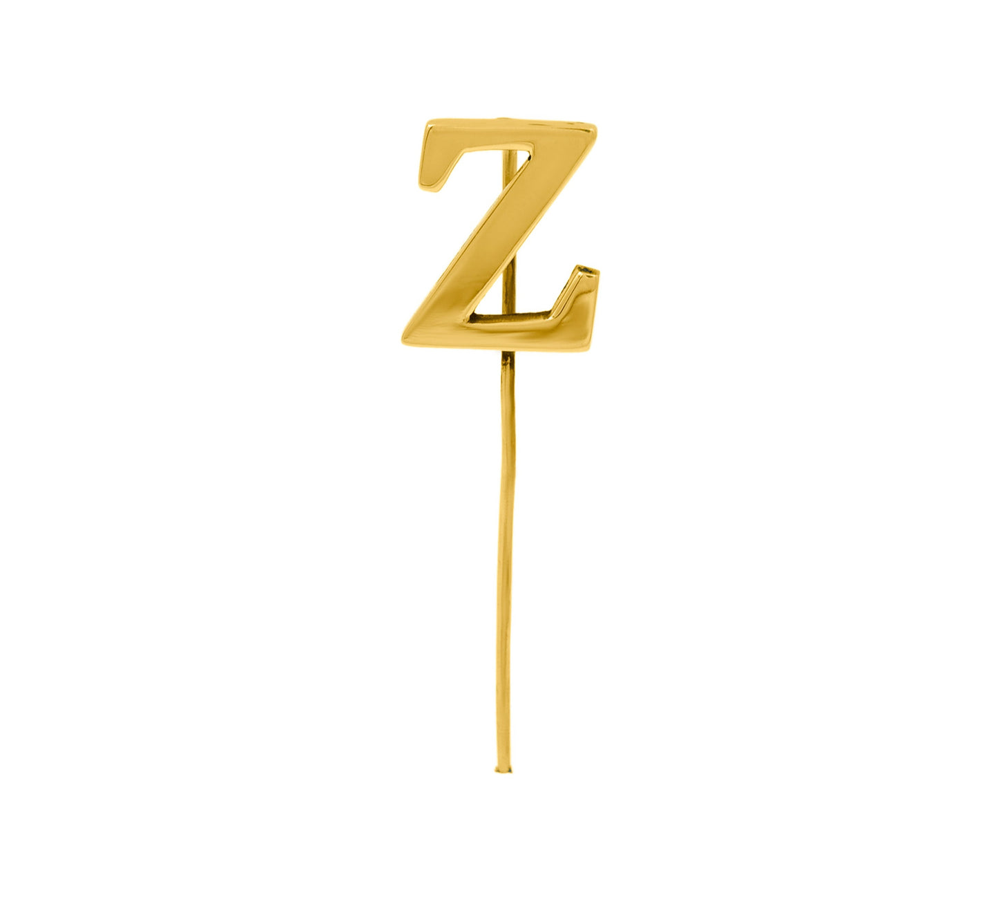 Letter Z Lapel Pin