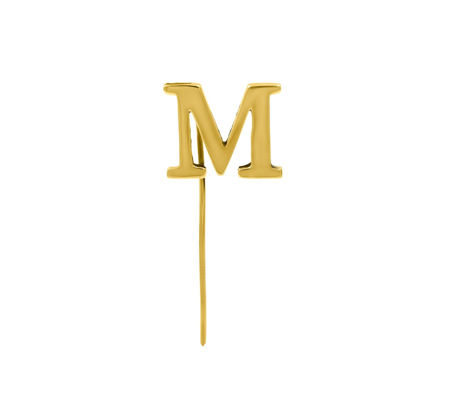 Letter M Lapel Pin