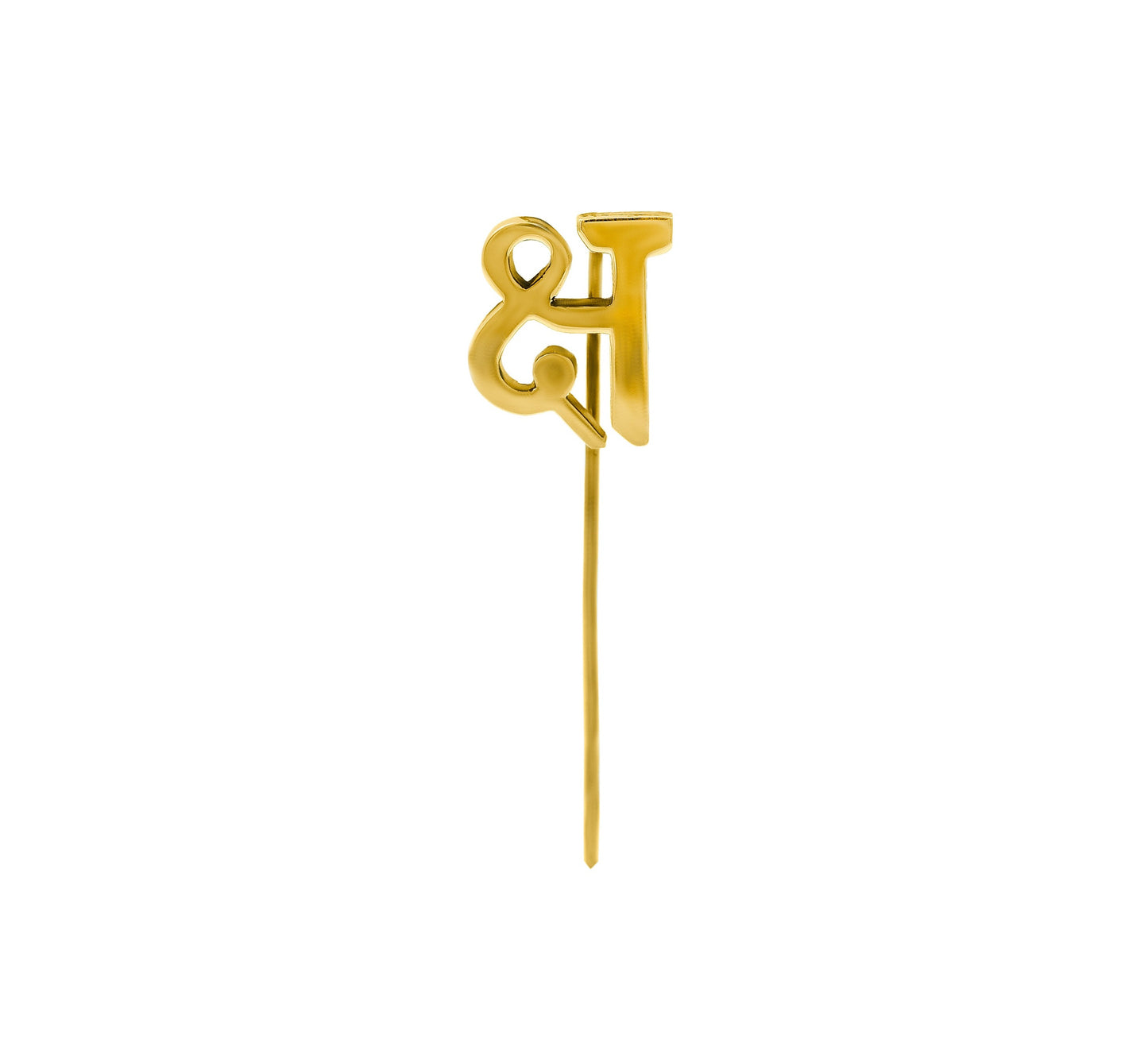 क्ष Initial Lapel Pin