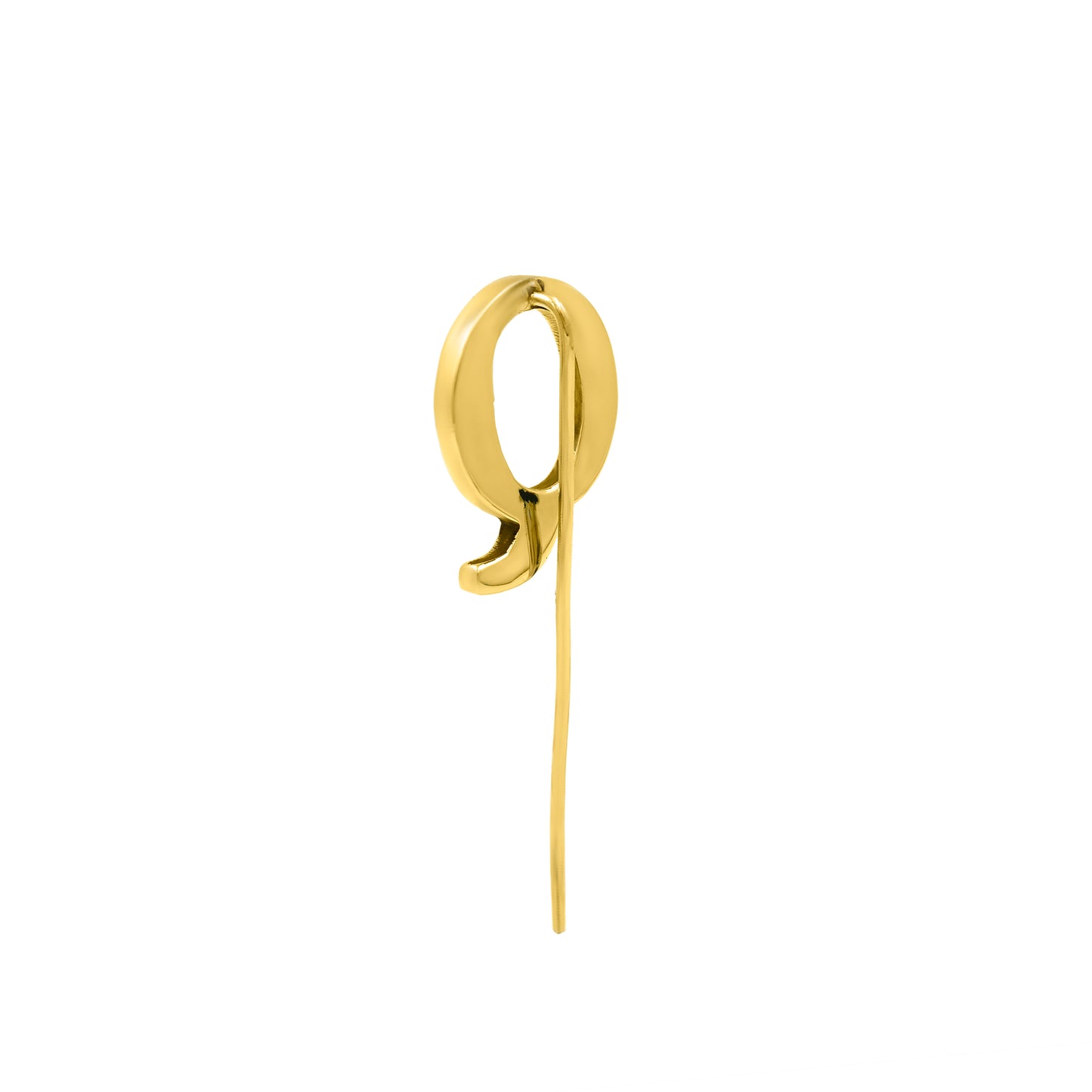 Letter Q Lapel Pin