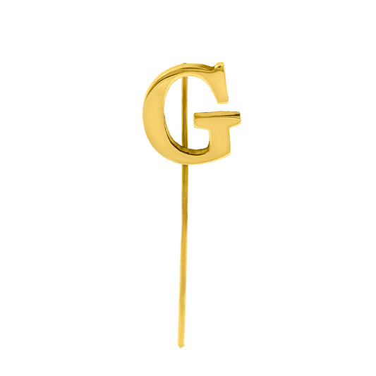 Letter G Lapel Pin