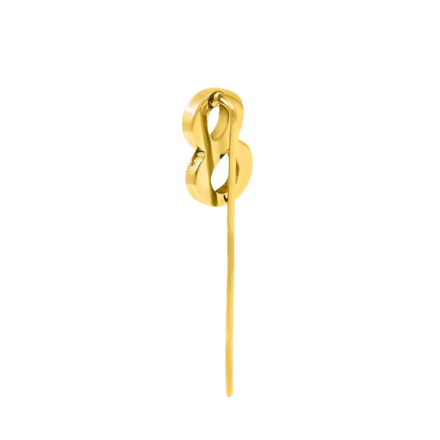 Number 8 Lapel Pin