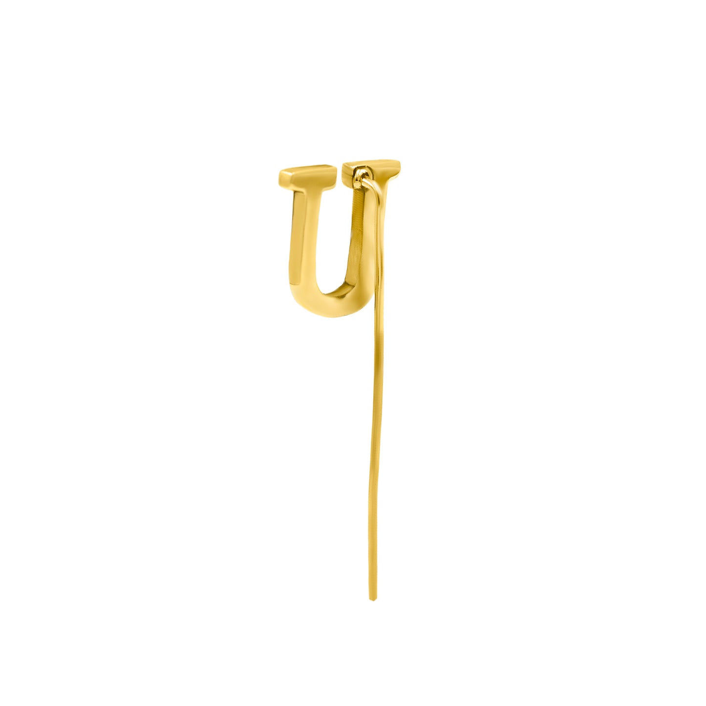 Letter U Lapel Pin