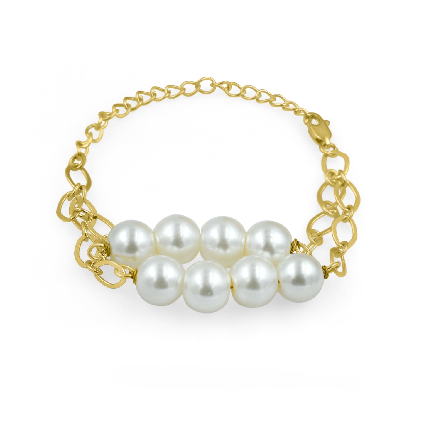 Dual Pearl String Bracelet