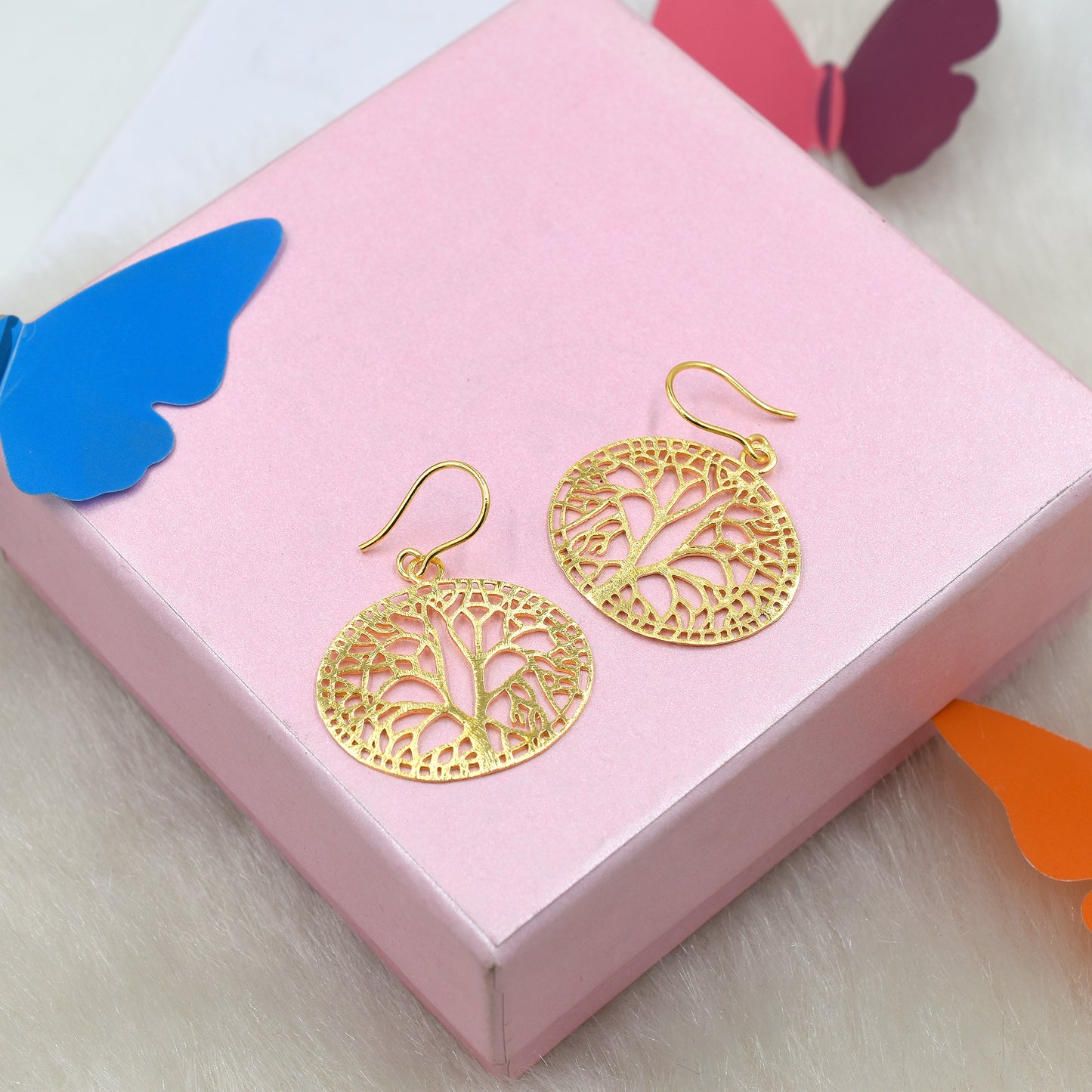 Blooming Flower Hook Earrings