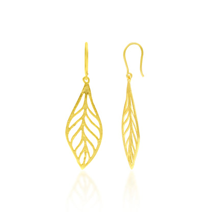 Dancing Leaves Hook Earrings