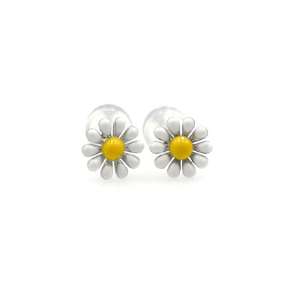 Daisy Drop Silver Pendant Set