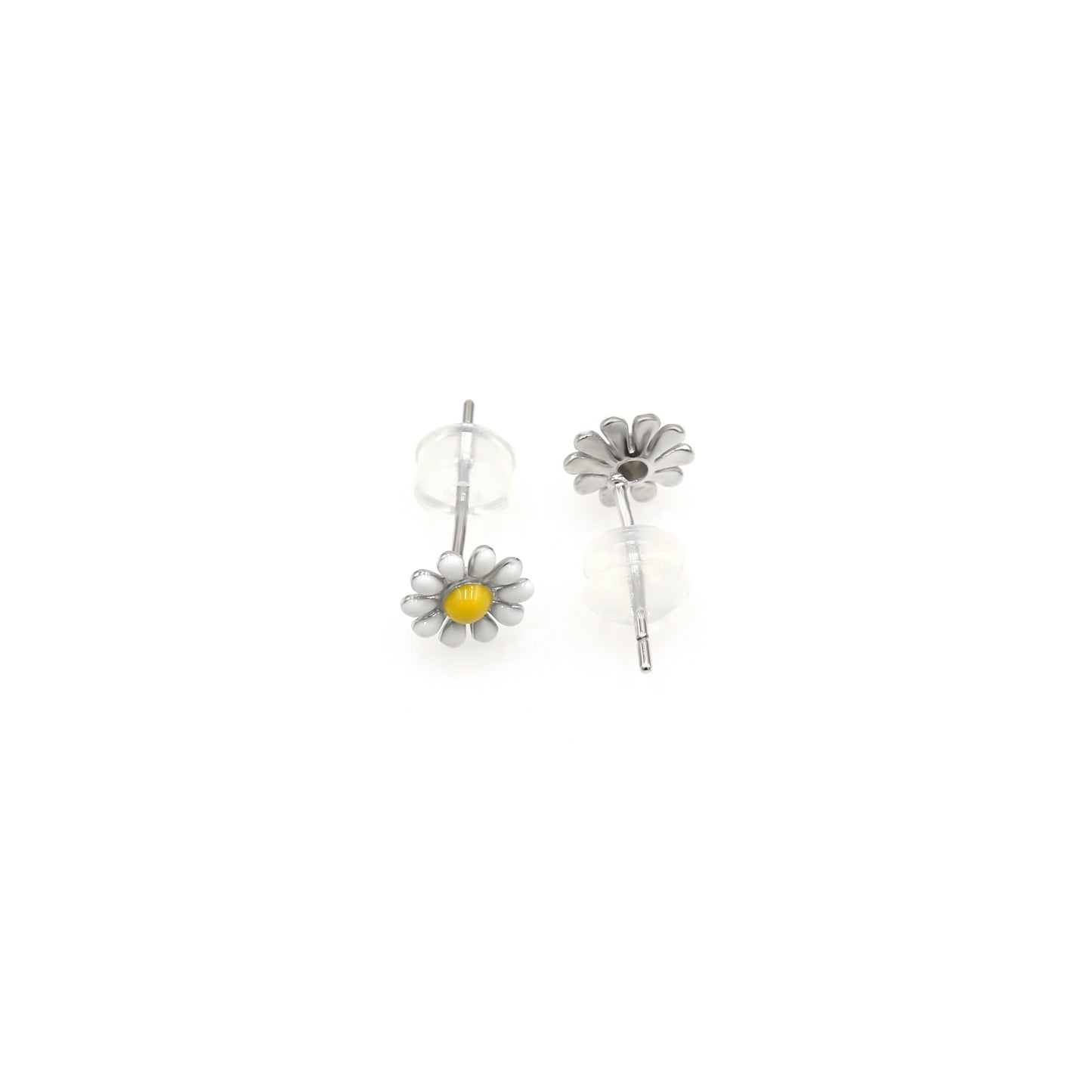 Daisy Drop Silver Pendant Set