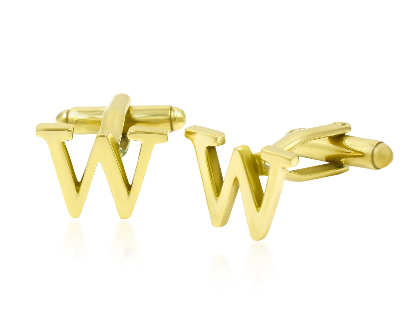 Letter W Initial Cufflinks