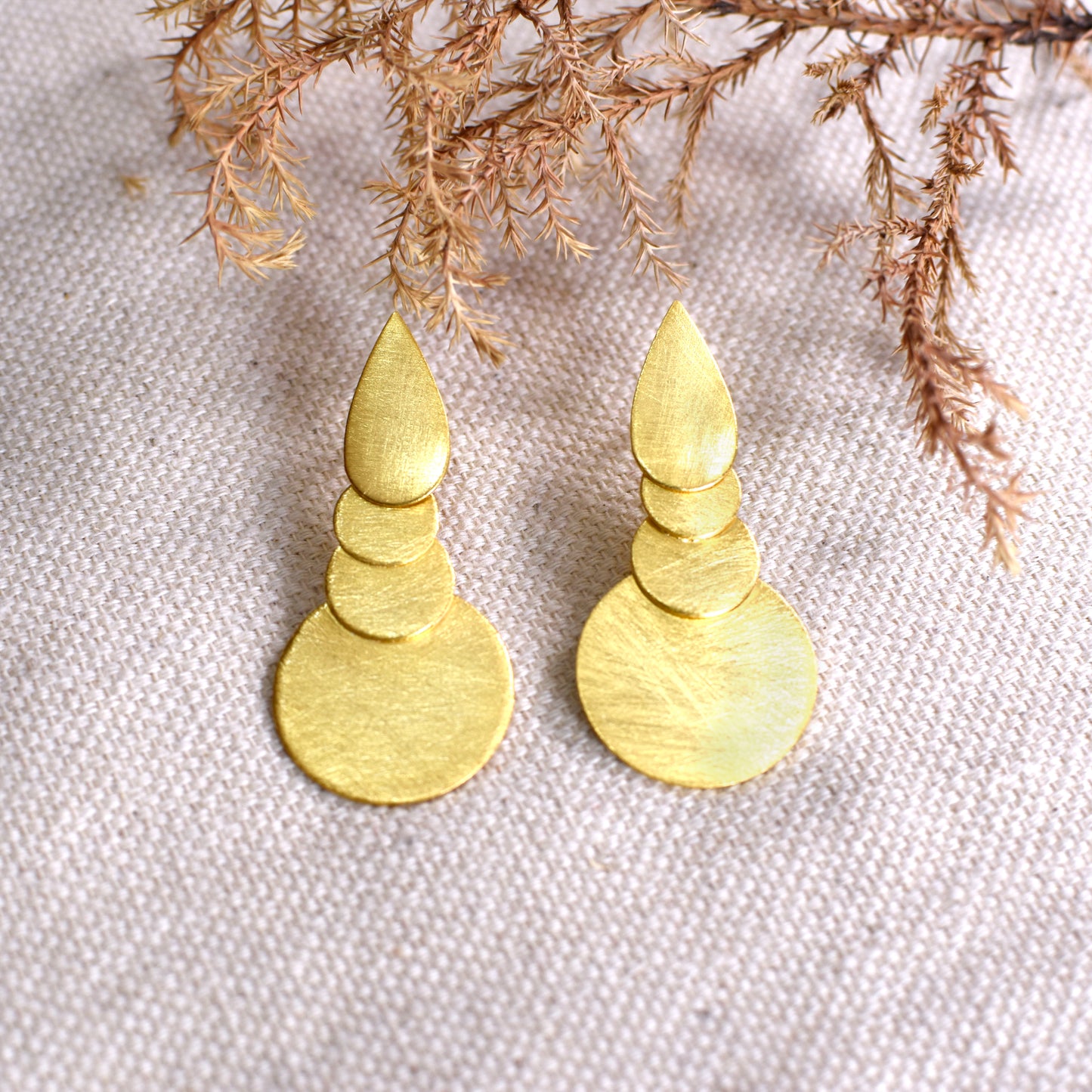 Modern Trails Stud Earrings