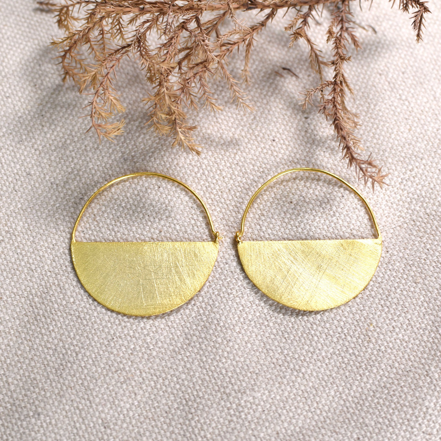 Charming Basket Hoop Earrings