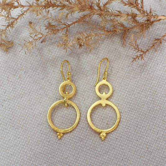 Magic Of Rings Hook Earrings