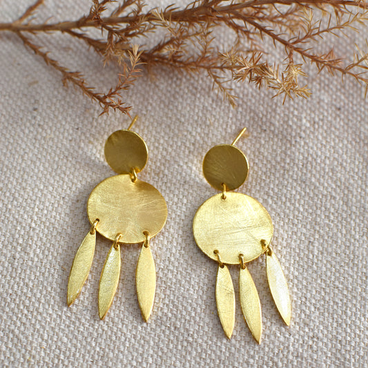 Celestial Drop Stud Earring