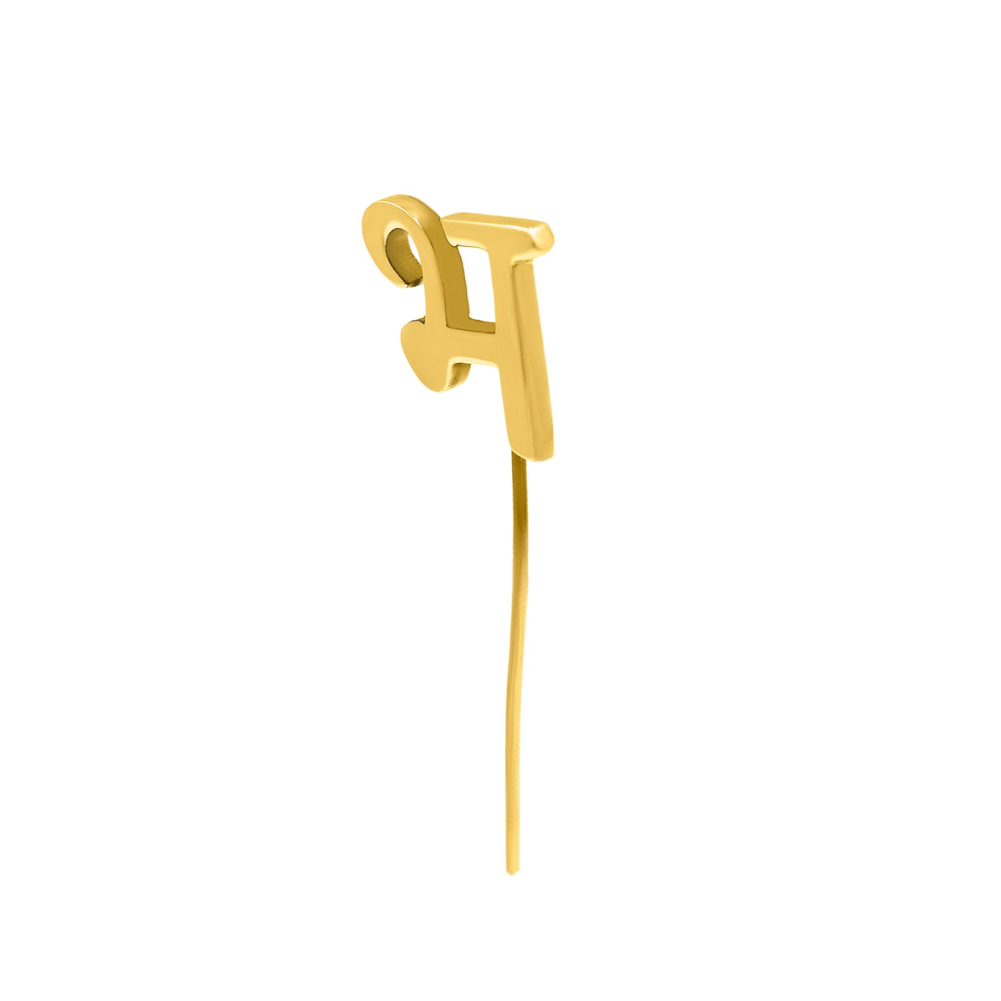 भ Initial Lapel Pin