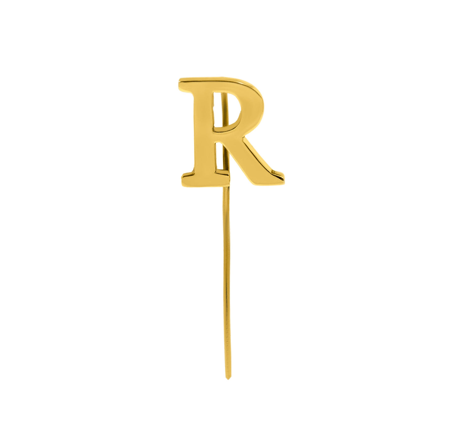 Letter R Lapel Pin