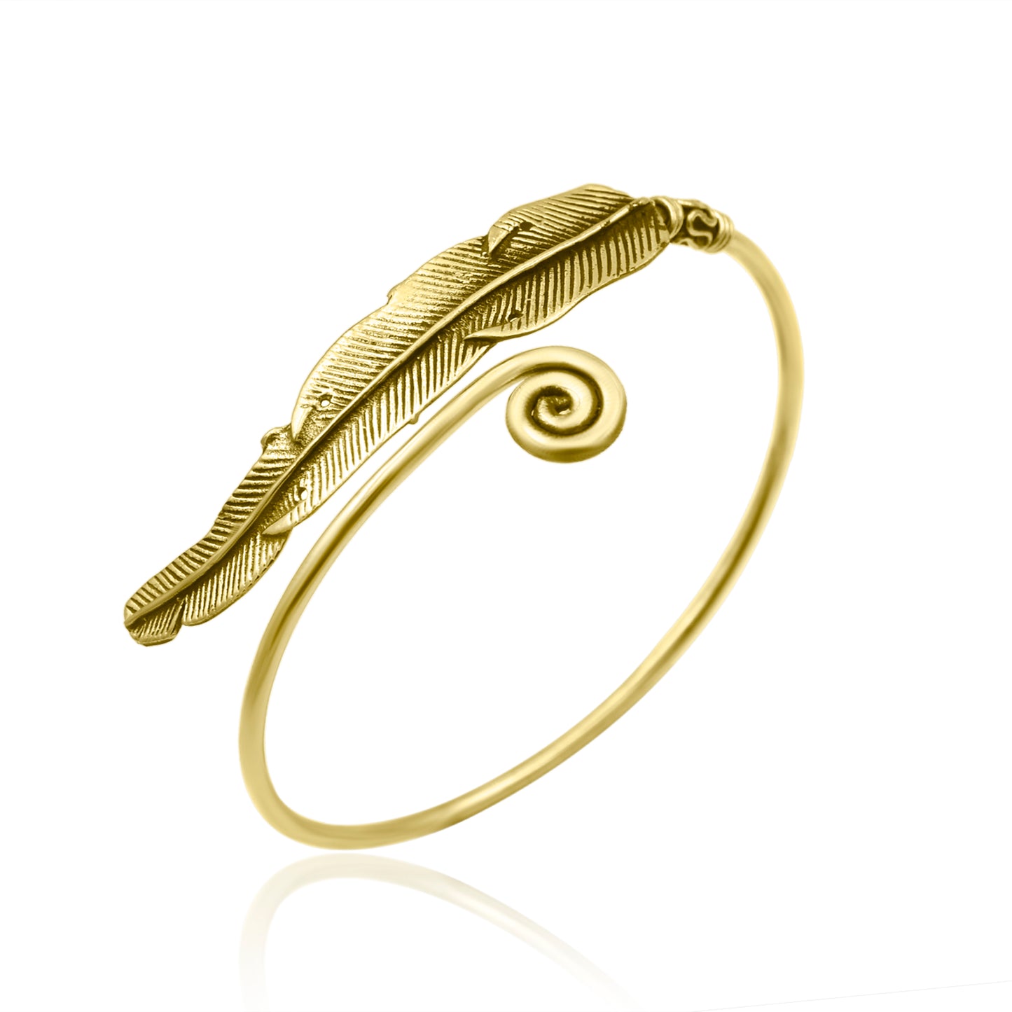 Spiral With Leaf Handcuff