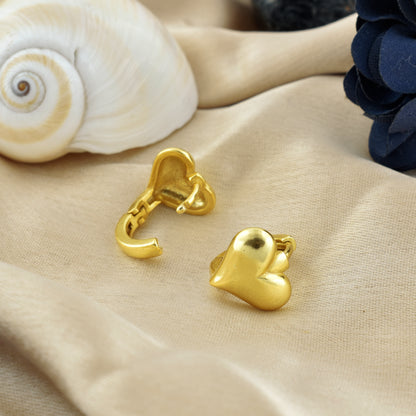 Cute Heart Hoop Earrings