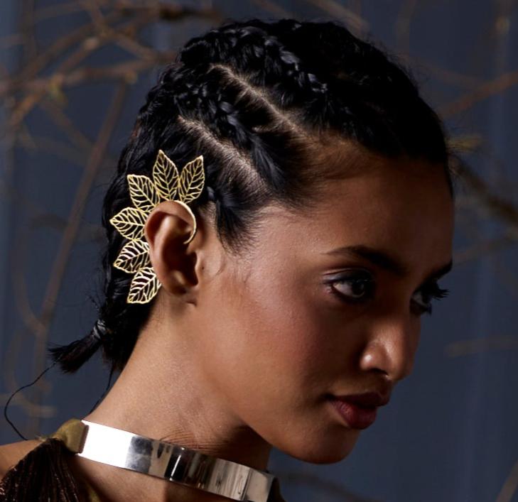 Trails Of Leaf Ear Cuff