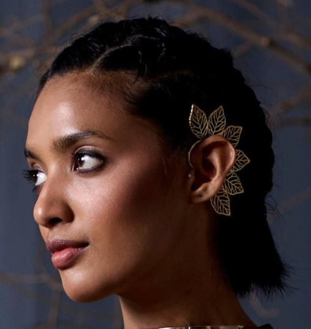 Trails Of Leaf Ear Cuff