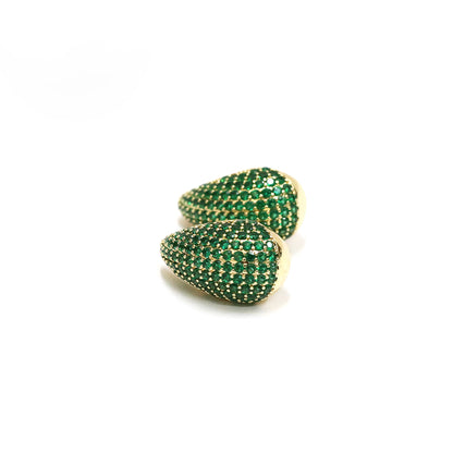 Emerald Elegance Stud Earrings
