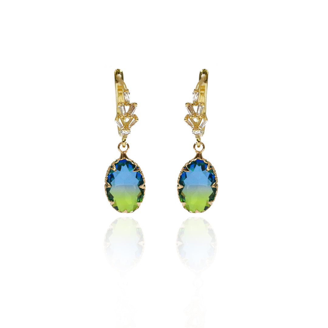 Aurora Drops Hoop Earrings