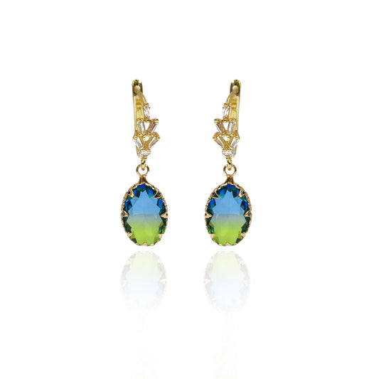 Aurora Drops Hoop Earrings