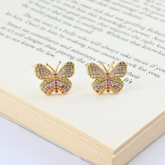 Butterfly Grace Stud Earrings