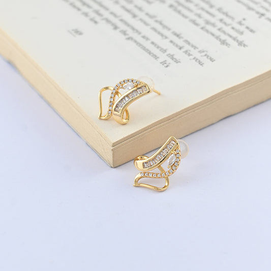 Leaflet Luxe Stud Earrings