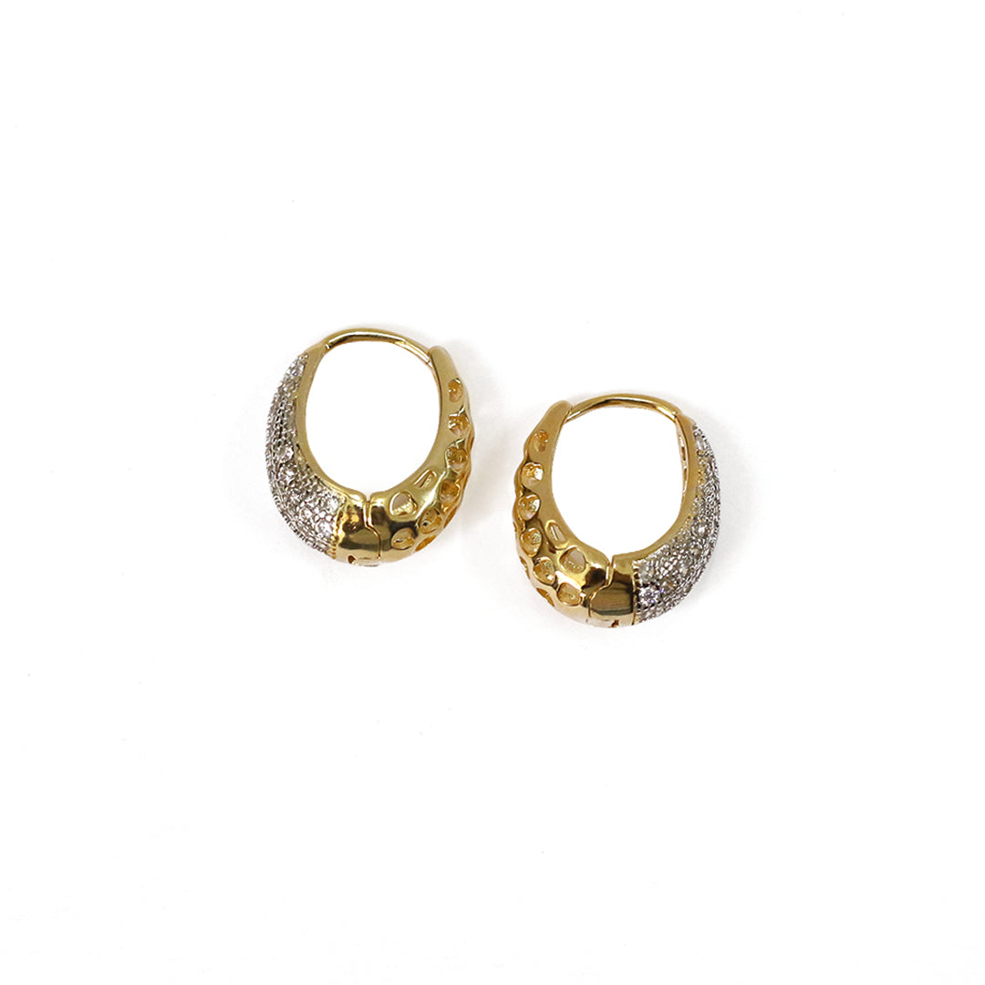 Luxe Swirl Hoop Earrings