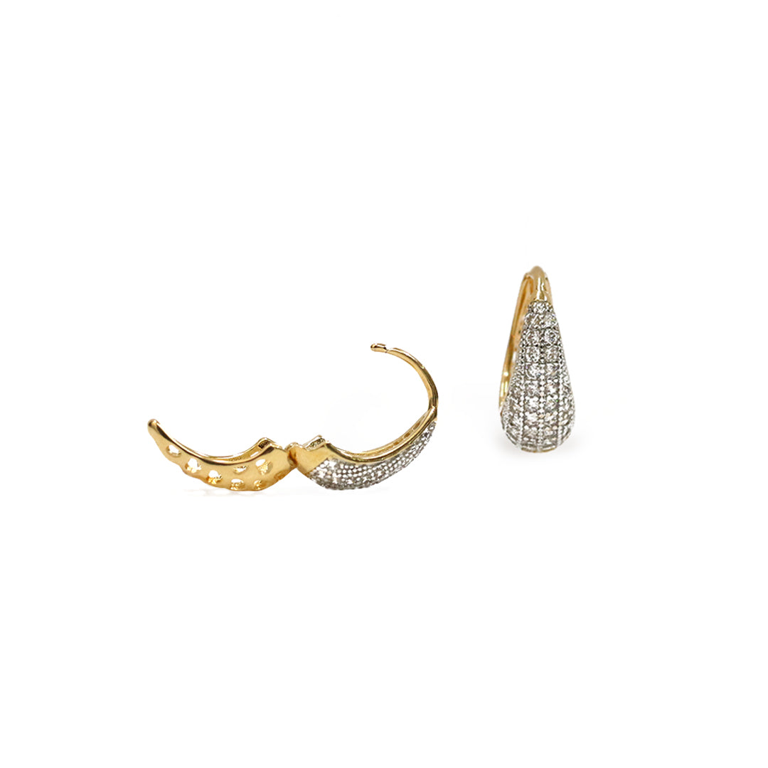 Luxe Swirl Hoop Earrings