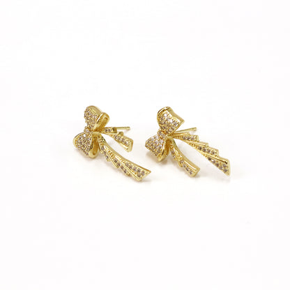 Celeste Bow Stud Earrings
