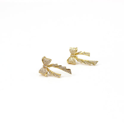Celeste Bow Stud Earrings