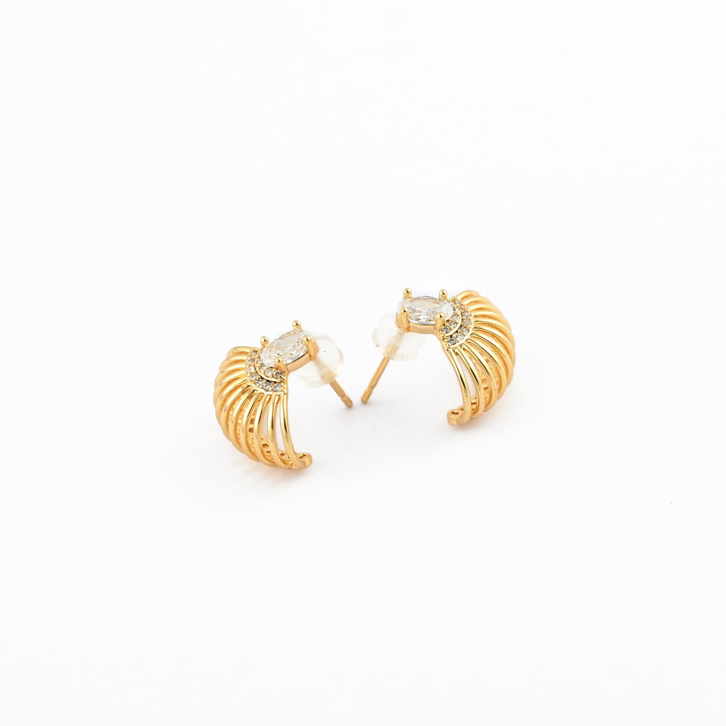 Swayvine Loops Stud Earrings