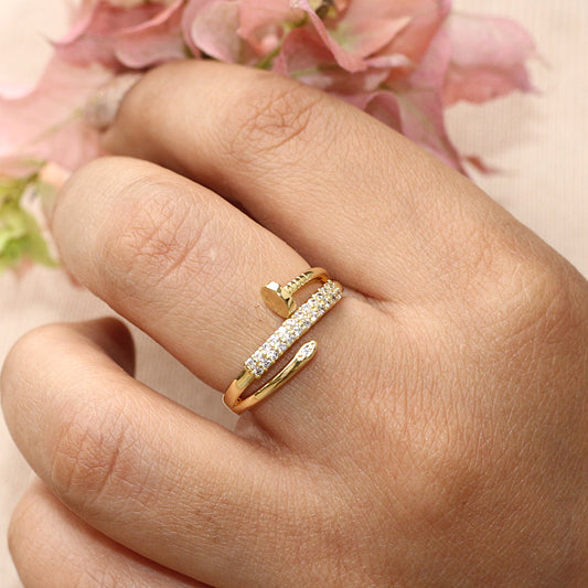 Adjustable Nail Wrap Ring